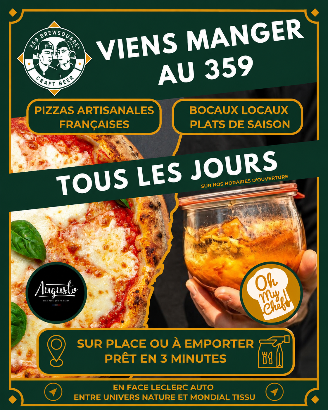 Viens Manger au 359 !